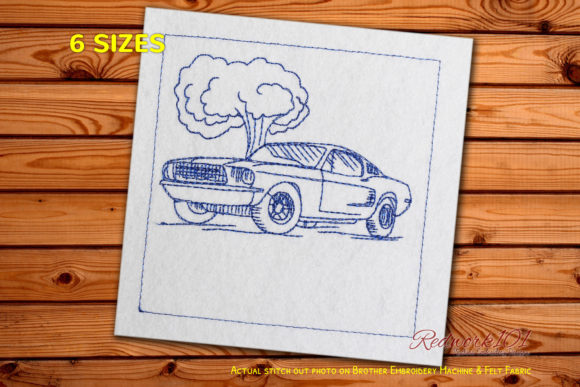 1968 Ford Mustang Fastback Redwork