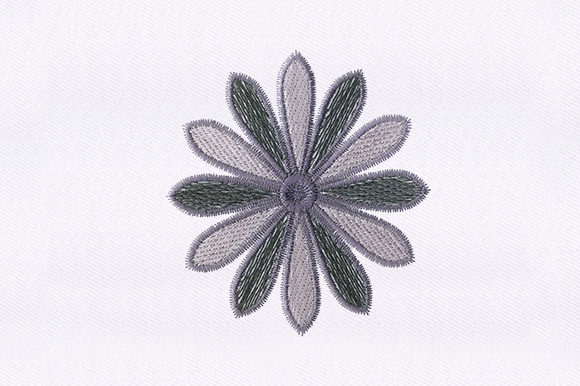 Fanned out Flower Design