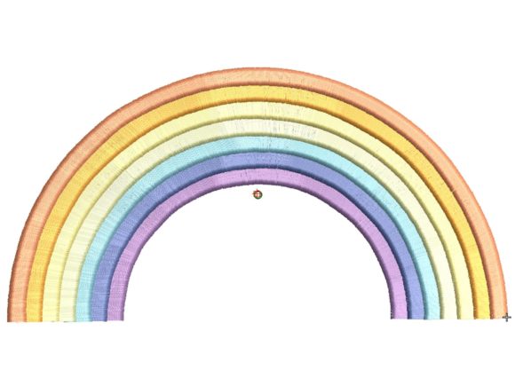Simple Rainbow: A Seasonal Embroidery Staple