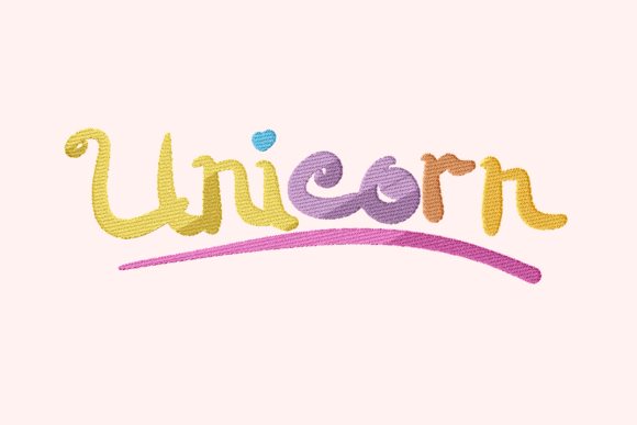 Unicorn Letter: A Charming Vintage Script for Personalized Gifts